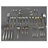 Group of sterling silver flatware