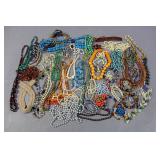 Large assortment of beaded jewelry