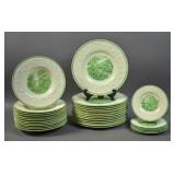 Set of 30 Wedgwood transferware plates & bowls