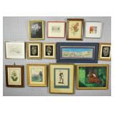 Group 13 works of wall art