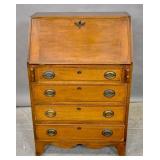 Federal style mahogany slant front desk