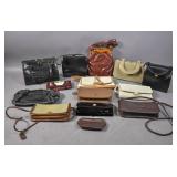Group of 10 handbags