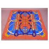 Hermes silk scarf