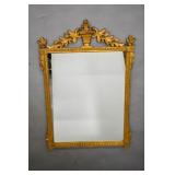 Neoclassical style gilt-framed mirror