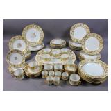Czechoslovakian porcelain partial dinner service