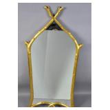 Carol Canner branch-form gilt framed mirror