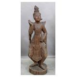 Southeast  Asian carved wood deity
