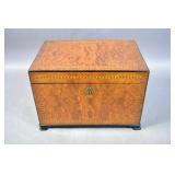 Alfred Dunhill of London inlaid walnut humidor