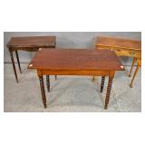 Group of 3 assorted side tables