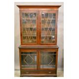 Georgian style mahogany breakfront