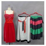 Stella Sloat for Bergdorf Goodman Velvet skirt;