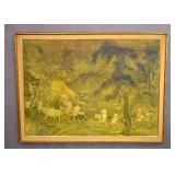 Chinese battle scene