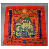 Hermes silk scarf