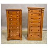 2 Victorian side lock semainiers