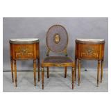 Group of Edwardian style furniture
