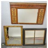 Group of 3 mirrors