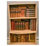 Group of leather bound books