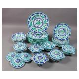 Group of Italian ceramic dinner wares