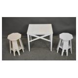 Pair of Arts & Crafts style side tables