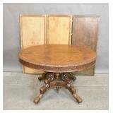 Italian walnut oval table