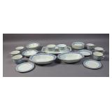 English ironstone partial breakfast service