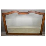 Mahogany overmantel mirror