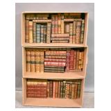 Group of leather bound books