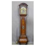 Dutch marquetry tall case clock
