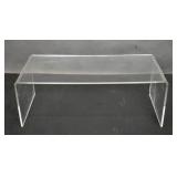 Acrylic waterfall low table