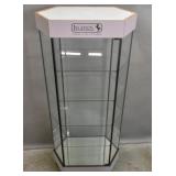 Glass display cabinet