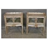 Pair of French Provincial style nightstands