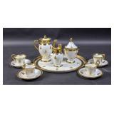 Sevres style Napoleonic coffee service
