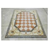 Diamond design machine made carpet