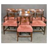 Set of 8 Georgian style mahogany dining chairs