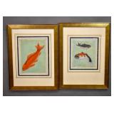 Pair of fish prints