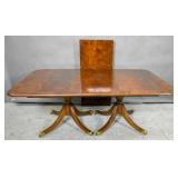 Georgian style mahogany dining table