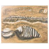 Abstract beach scene