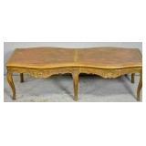 Baker Louis XV style walnut low table