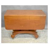 American Empire style mahogany drop leaf table