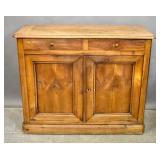 French Provincial walnut buffet