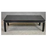 Black lacquered low table