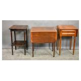 Group of 3 side tables