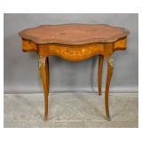 Louis XV style marquetry center table