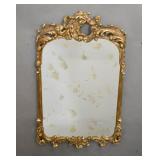 Rococo style giltwood mirror
