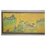 Framed poster of Asian style screen