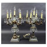 Pair of "Bronx Regency " candelabra
