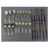 Group of sterling silver flatware