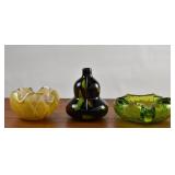 Three Pieces of Vintage Glass