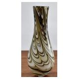 Cased Glass Bud Vase