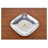 Mexican Sterling Footed Square Bowl